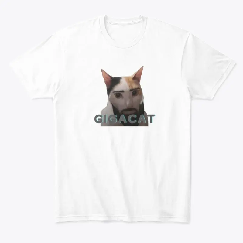 Gigacat Tshirt meme design